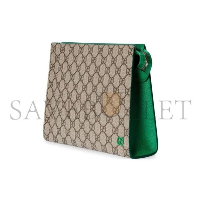 GUCCI BI-COLOR SMALL POUCH 768255 (26*18*6cm)